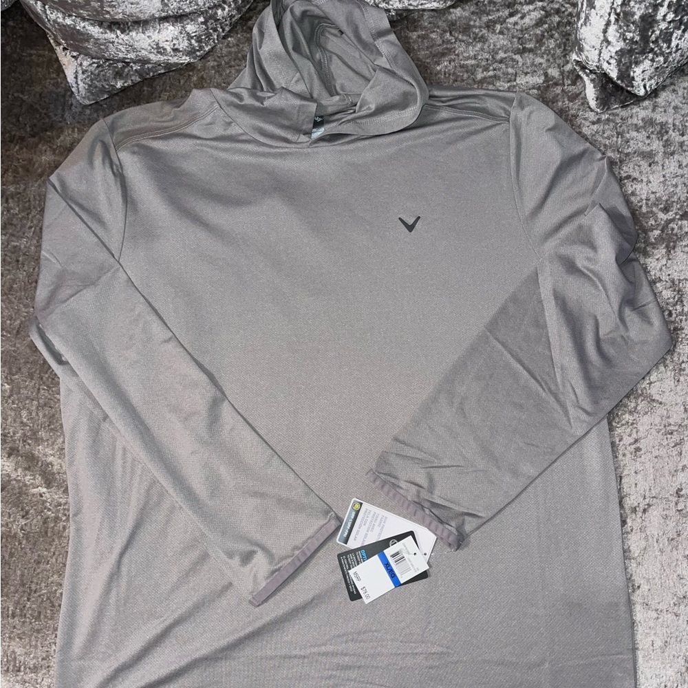 Callaway Lightweight Performance Hoodie Size XLGolf Pullover Gray